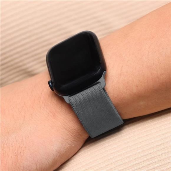 Stretchy Nylon Solo Loop Band Compatible with Apple Watch Band